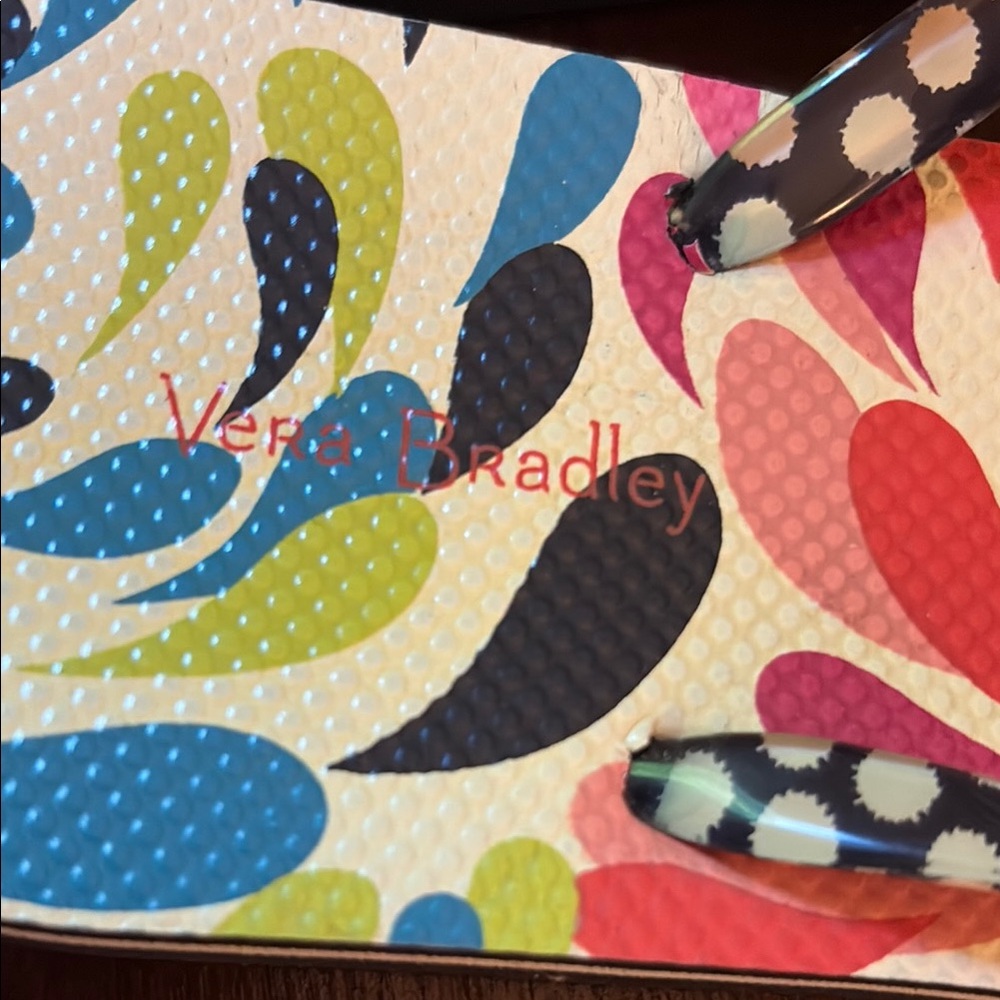 Vera Bradley Splash Flip Flop Sandals Size 9/10 - Picture 2 of 5